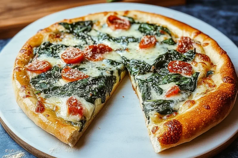 Italian Spinach Pizza