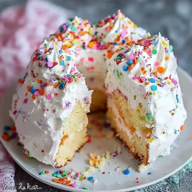 Light Funfetti Angel Food Cake