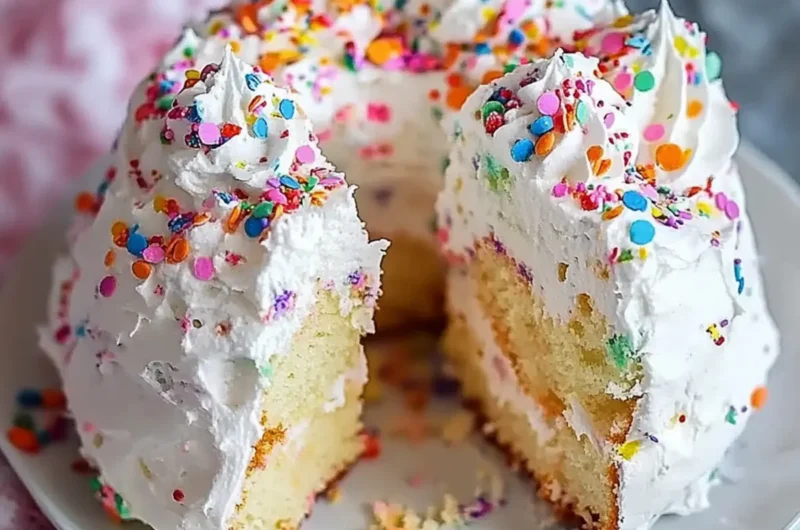 Light Funfetti Angel Food Cake