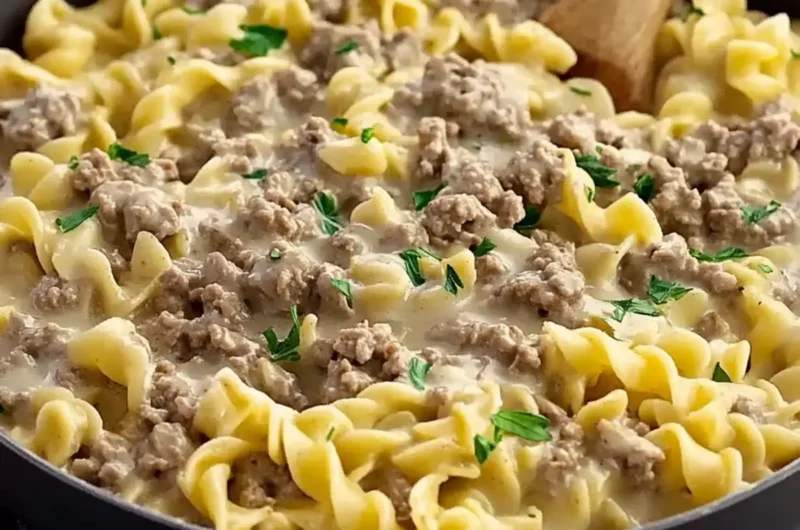 Ground Beef Stroganoff