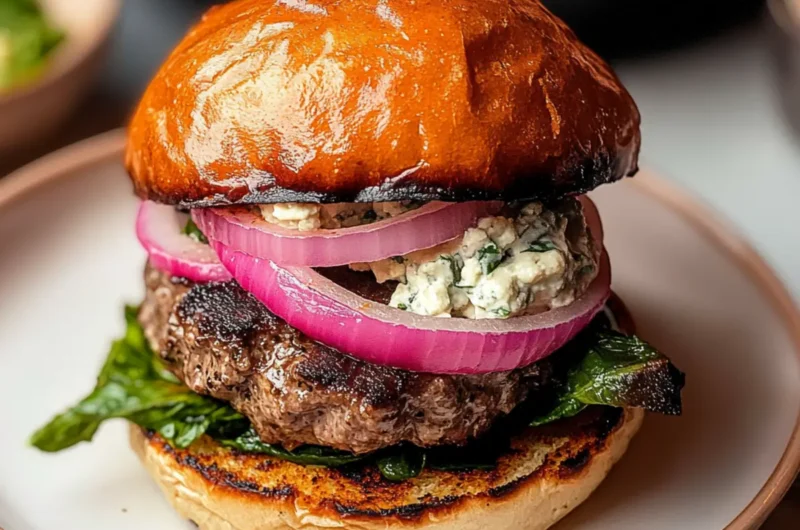 Lamb Feta Burgers