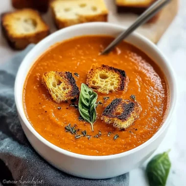 Roasted Tomato Basil Soup