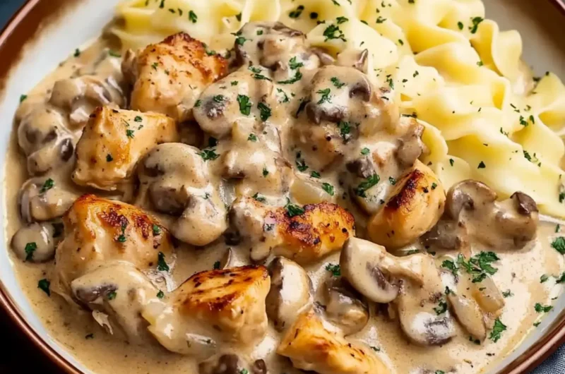 Rich Chicken Stroganoff