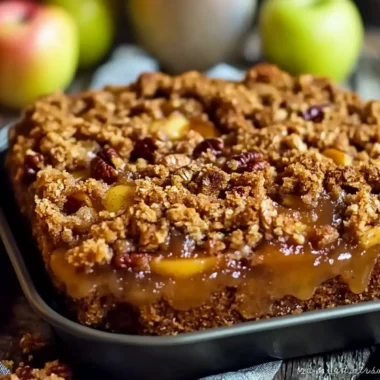 Pecan Apple Crisp Coffee Cake