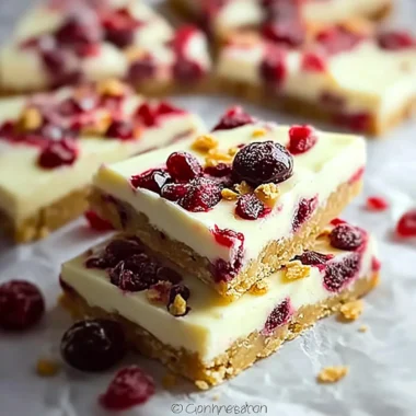 Cranberry Bliss Bars
