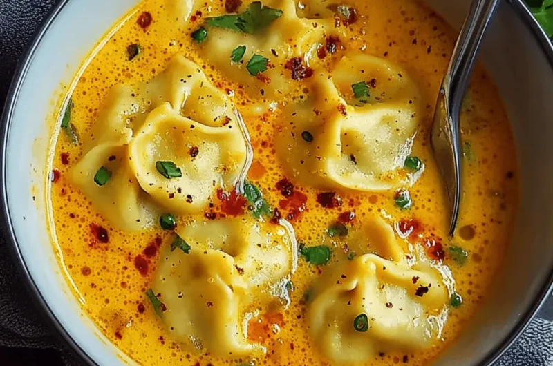 Coconut Curry Soup with Dumplings