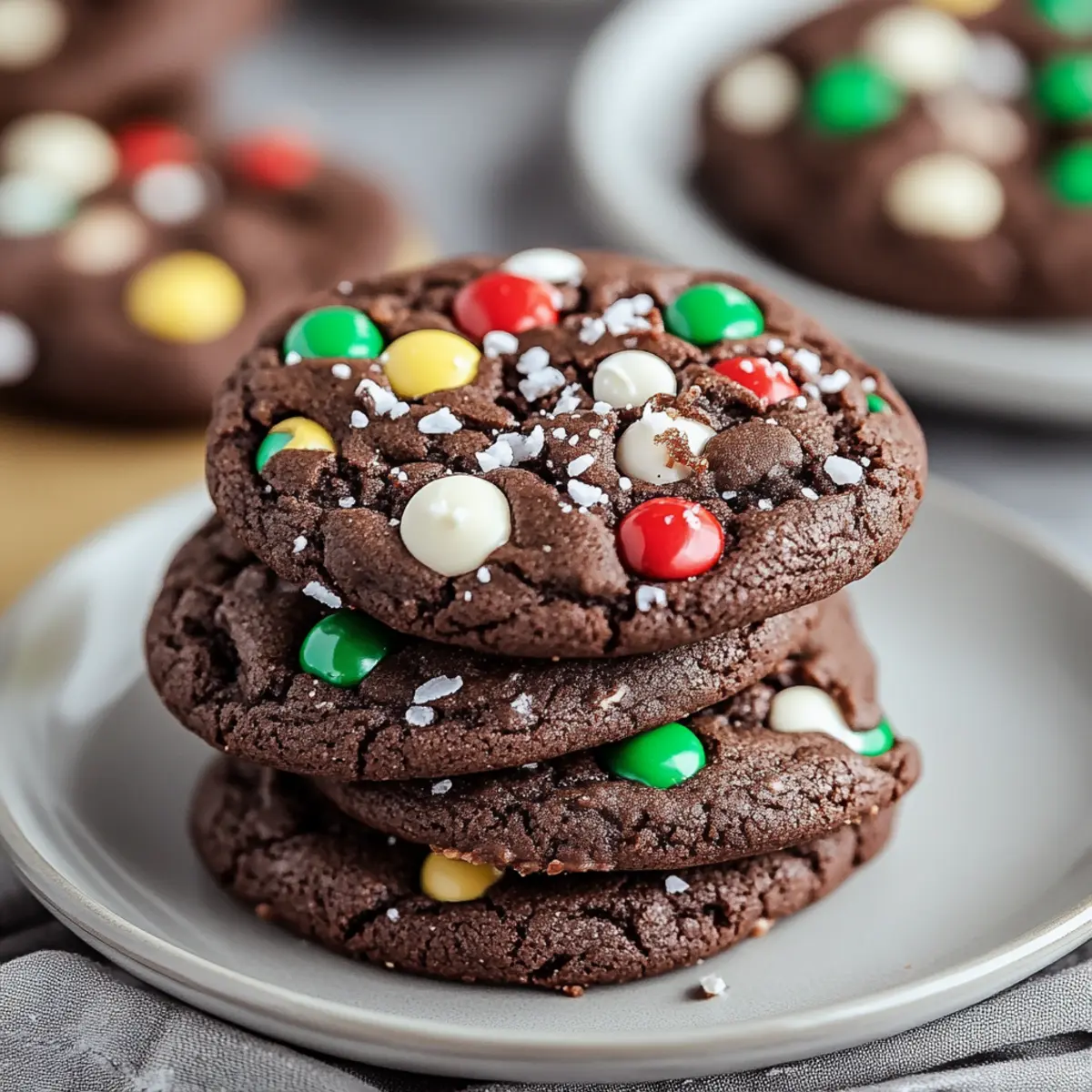 Chocolate Cake Mix Christmas Cookies