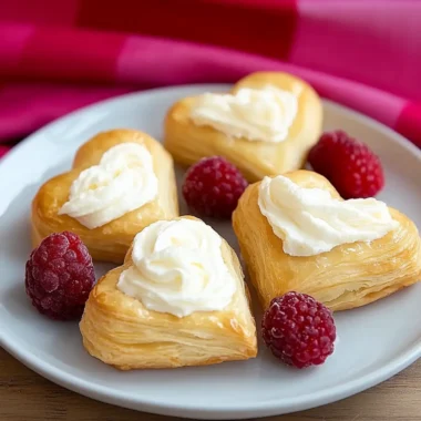 Puff Pastry Berry Hearts
