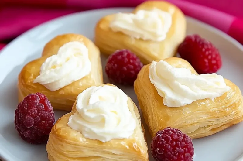Puff Pastry Berry Hearts