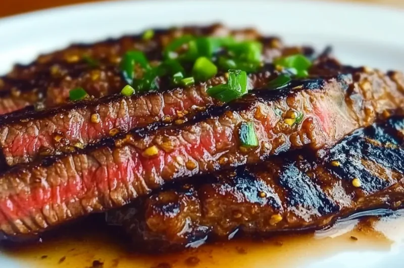 Honey-garlic Grilled Skirt Steak
