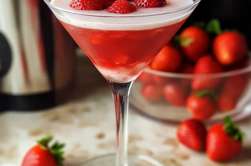 Strawberry Shortcake Martini