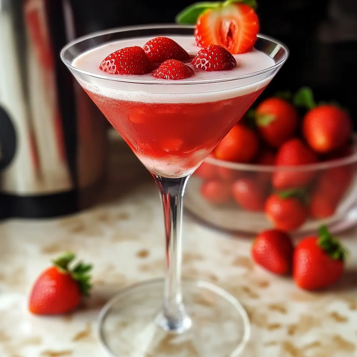 Strawberry Shortcake Martini