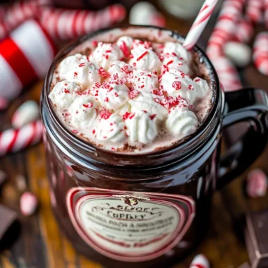 Homemade Peppermint Hot Chocolate Mix