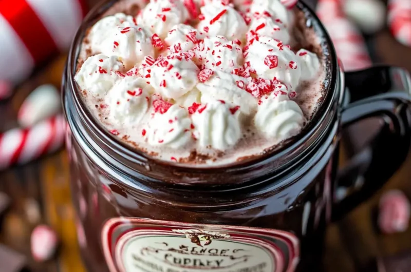 Homemade Peppermint Hot Chocolate Mix