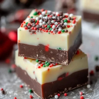 Layered Christmas Fudge