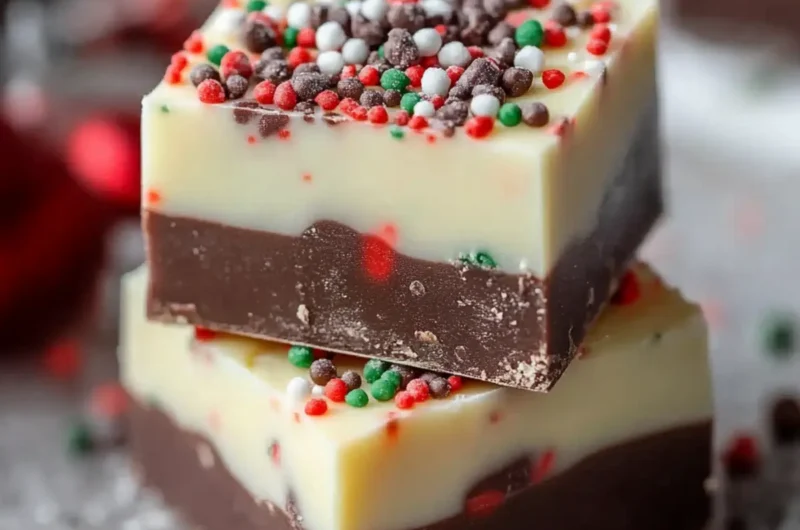 Layered Christmas Fudge