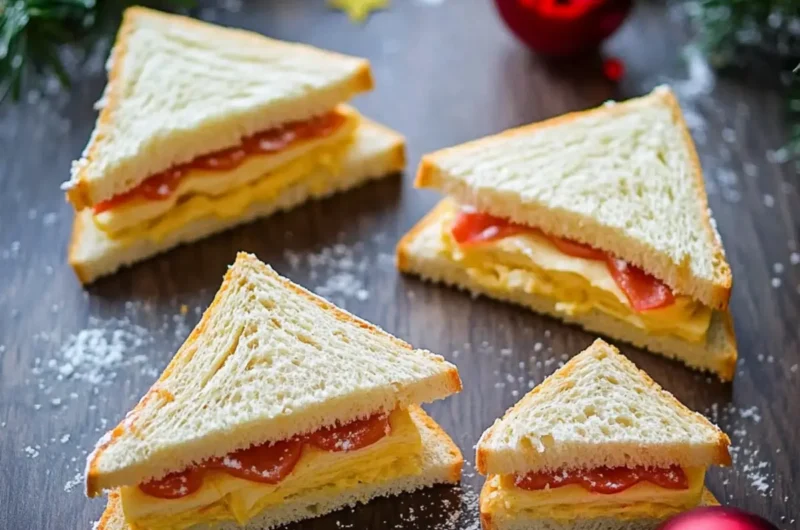 Christmas Tree Sandwiches