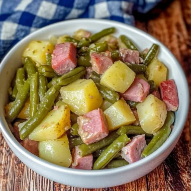 Instant Pot Ham Green Beans and Potatoes