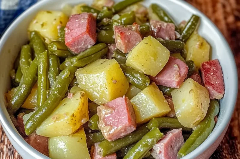 Instant Pot Ham Green Beans and Potatoes