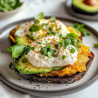 Hashbrown Avocado Toast