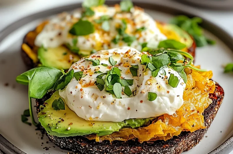 Hashbrown Avocado Toast