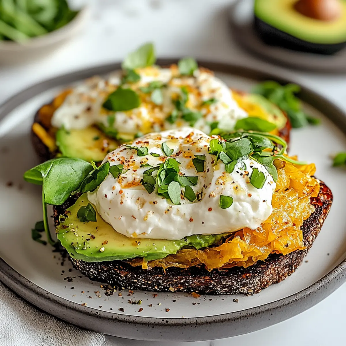 Hashbrown Avocado Toast