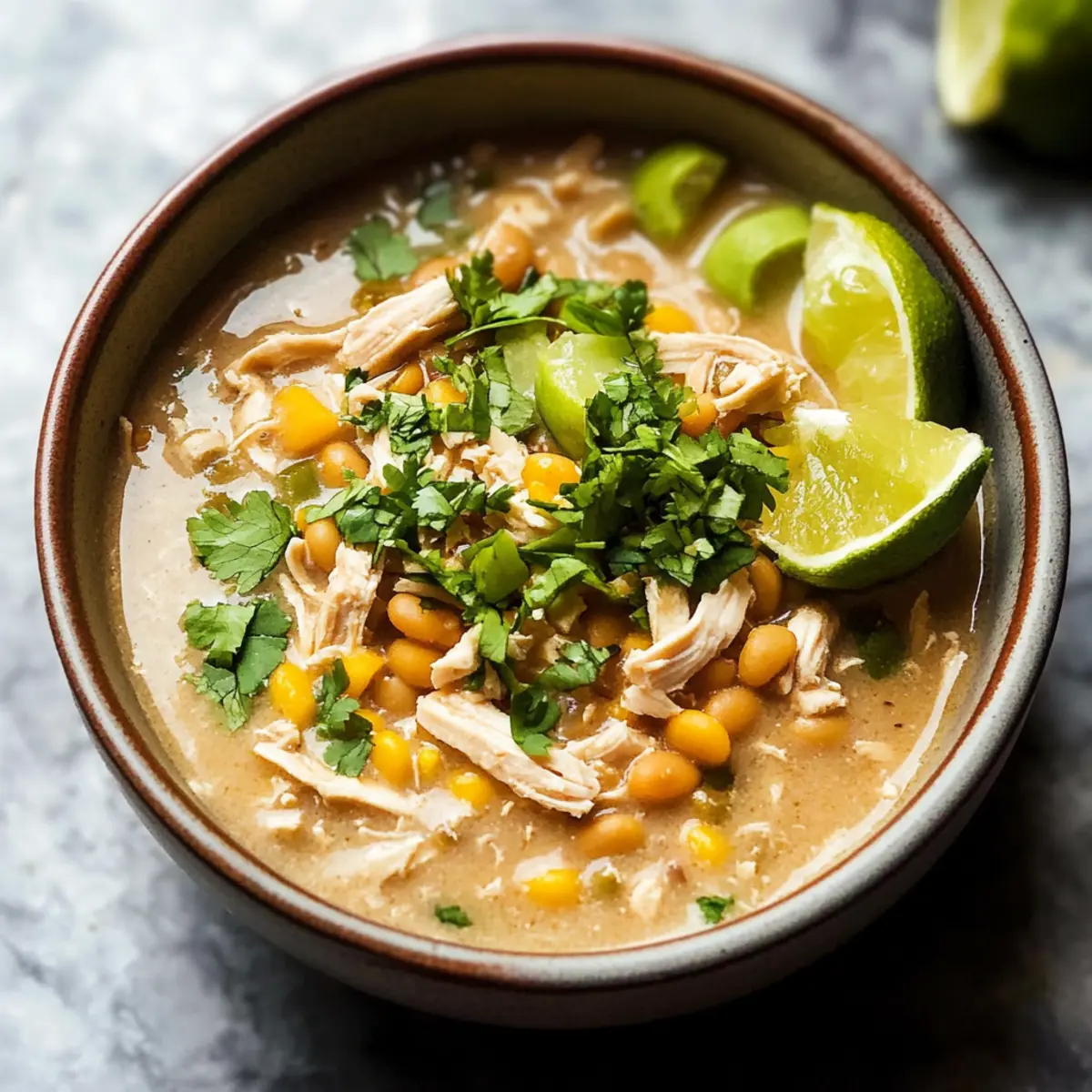 Slow Cooker White Chicken Chili