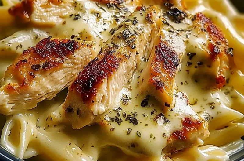 Creamy Garlic Parmesan Chicken Pasta