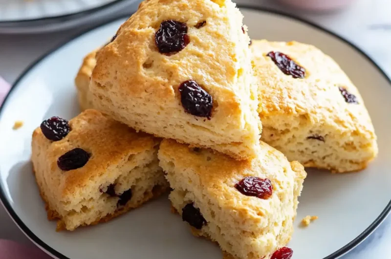 Dried Cherry Scones