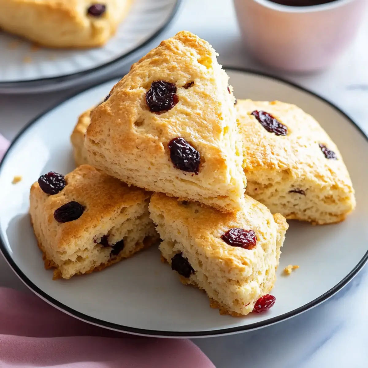 Dried Cherry Scones