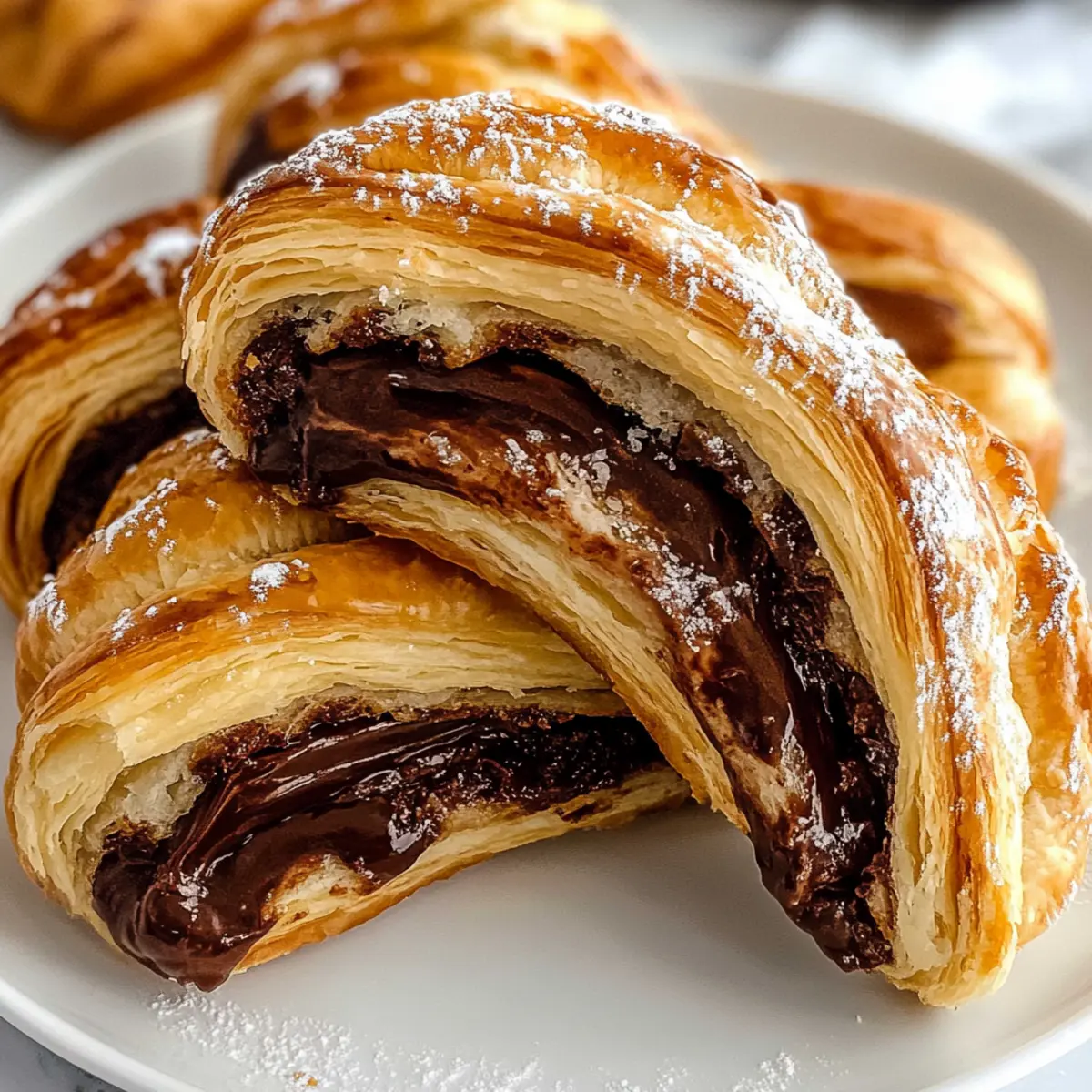 Nutella Pastry Twists