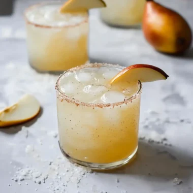 Pear Vanilla Gin Fizz