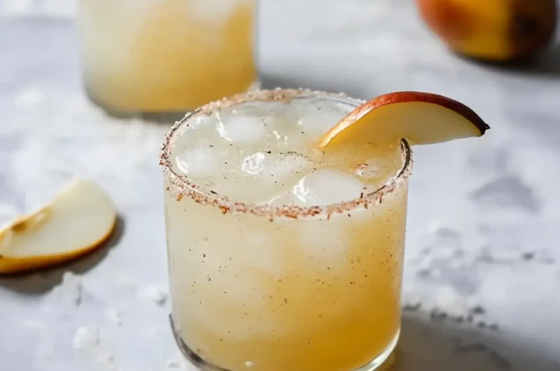 Pear Vanilla Gin Fizz