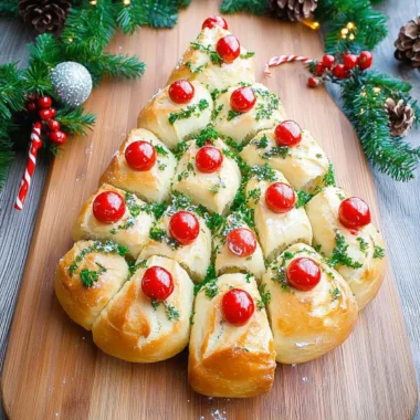 Christmas Tree Pull-Apart Bread