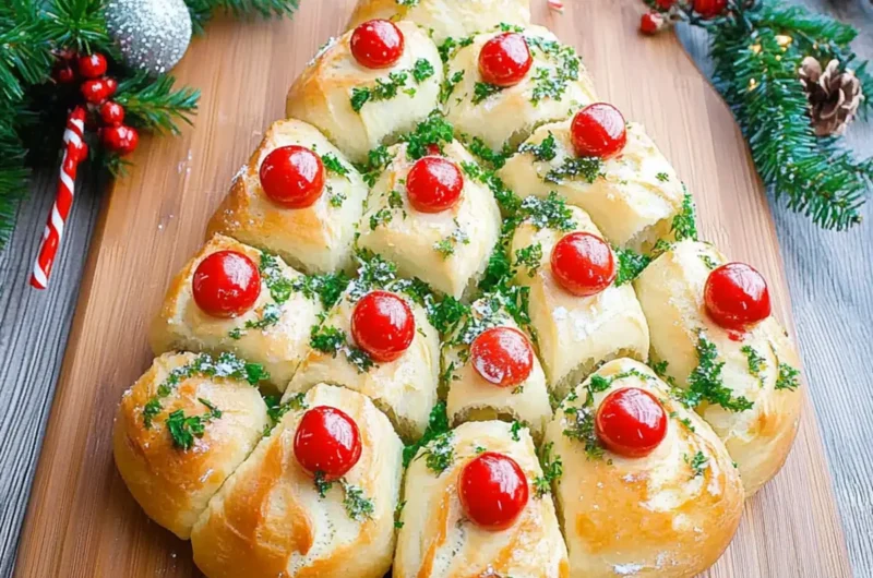 Christmas Tree Pull-Apart Bread