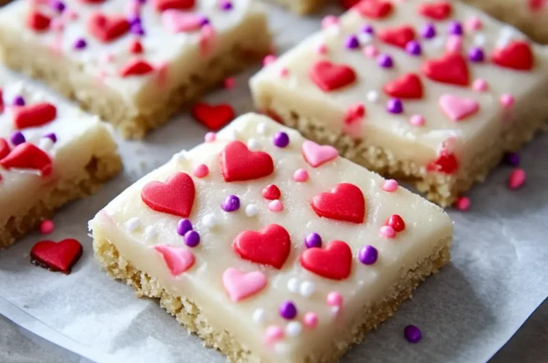 Valentine Sugar Cookie Bars