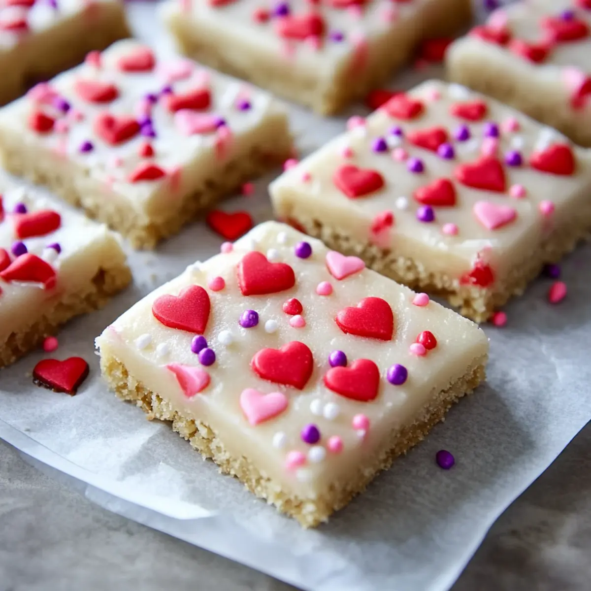Valentine Sugar Cookie Bars