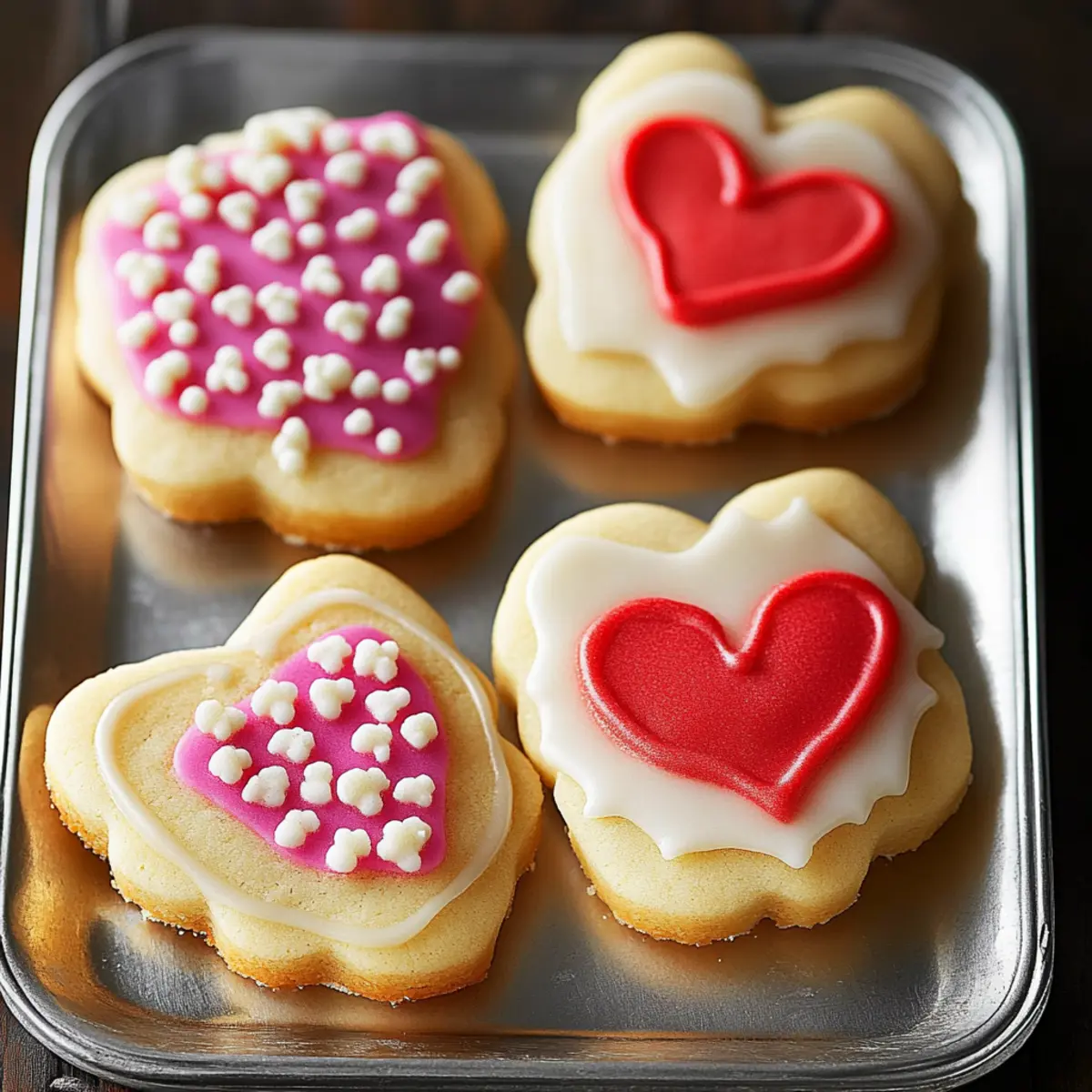 Iced Shortbread Cookies