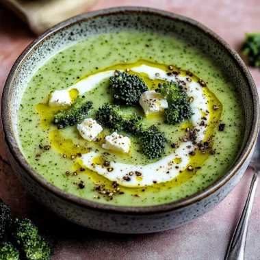 Broccoli Feta Soup