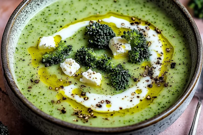 Broccoli Feta Soup