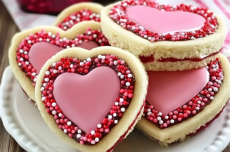 Valentine Sandwich Cookies