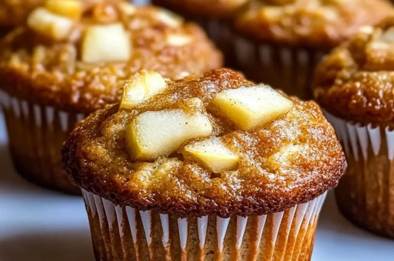 Apple Cinnamon Greek Yogurt Muffins