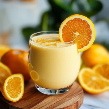 Immune Boosting Citrus Smoothie
