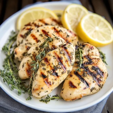 Grilled Lemon Herb Chicken