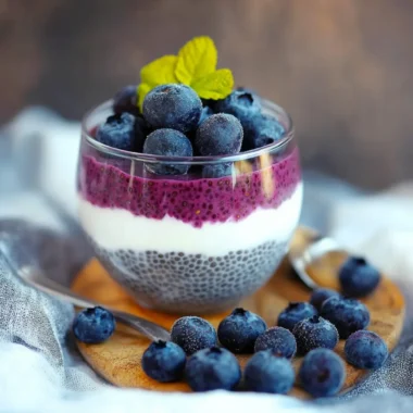 Blueberry Chia Seed Pudding