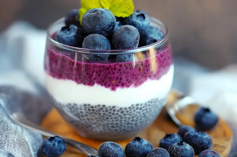 Blueberry Chia Seed Pudding