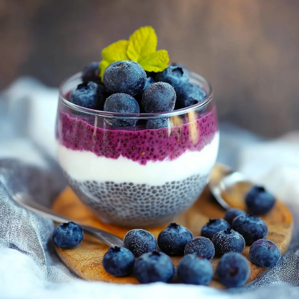 Blueberry Chia Seed Pudding