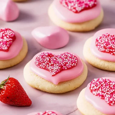 Strawberry Kiss Cookies