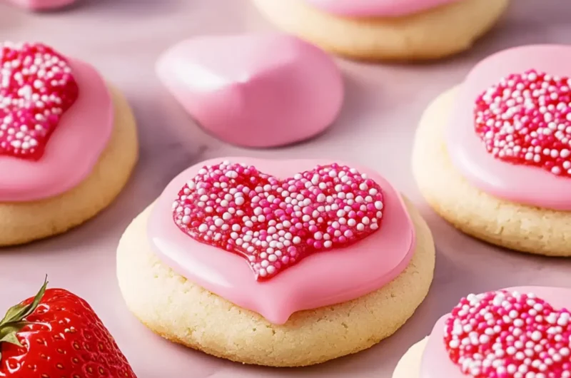 Strawberry Kiss Cookies