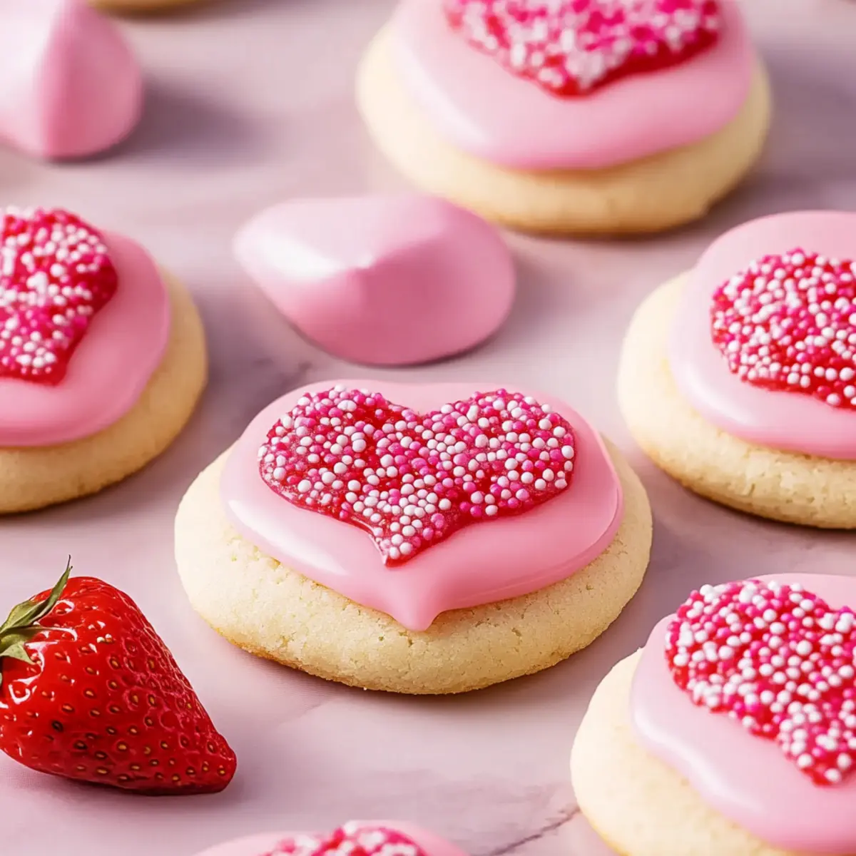 Strawberry Kiss Cookies